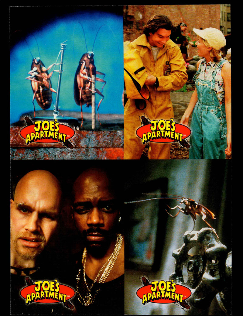 1996 Joe's Apartment Uncut 4 Card Promo Sheet Donruss MTV Trading Cards   - TvMovieCards.com