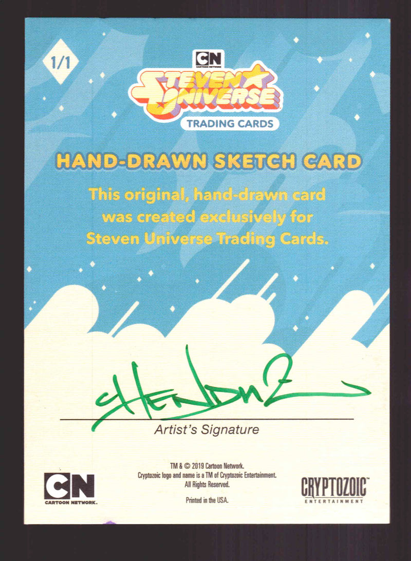2019 Steven Universe Artist Sketch Trading Card Vincenzo "Chenduz" D'lppolito   - TvMovieCards.com