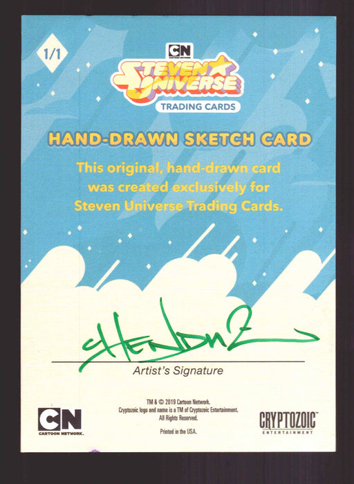 2019 Steven Universe Artist Sketch Trading Card Vincenzo "Chenduz" D'lppolito   - TvMovieCards.com
