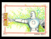 2008 Iron Man Movie - Steven Miller SketchaFEX Sketch Trading Card   - TvMovieCards.com