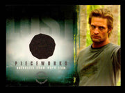 Lost Season 1 One PW-2 Josh Holloway as Sawyer Ford Pieceworks Costume Card   - TvMovieCards.com
