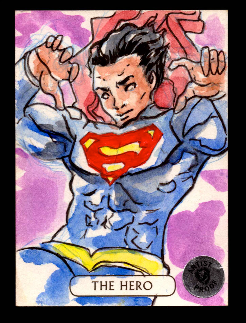 2016 DC Comics Justice League Artist Proof 1/1 Sketch Card Cryptozoic Superman   - TvMovieCards.com
