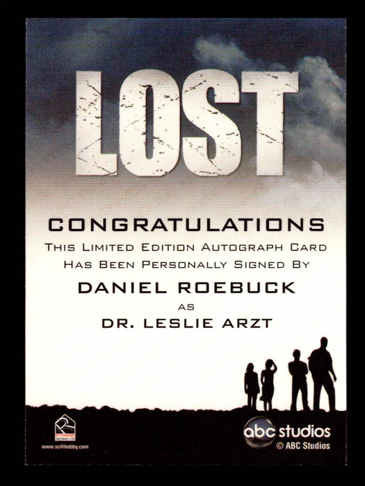 Lost Archives 2010 Daniel Roebuck as Dr. Leslie Arzt Autograph Card   - TvMovieCards.com