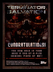 2009 Terminator Salvation Ken Branch Artist Sketch Card 1/1 Topps   - TvMovieCards.com