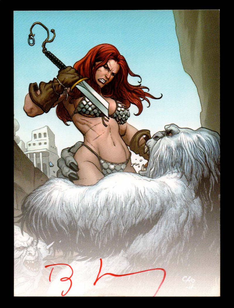 35 Years of Red Sonja Autograph Artist Card Doug Murray Dynamic Forces 2009   - TvMovieCards.com