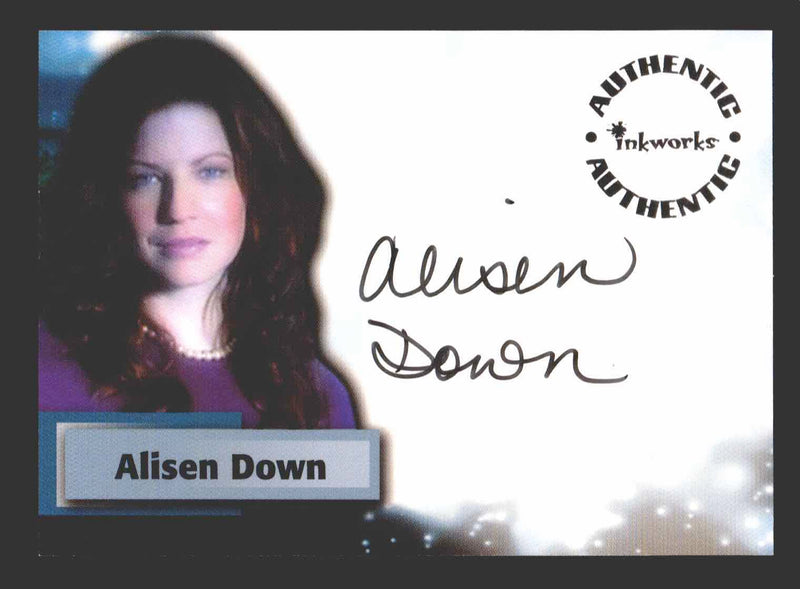 Smallville Season 5 Alisen Down as Lillian Luthor A40 Autograph Card   - TvMovieCards.com
