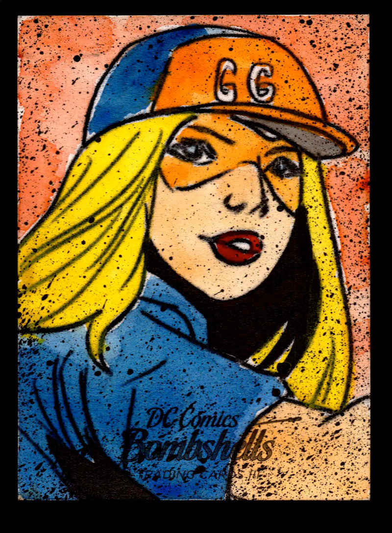 2019 DC Comics Bombshells III Artist Jeffrey Benitez Sketch Card Cryptozoic   - TvMovieCards.com