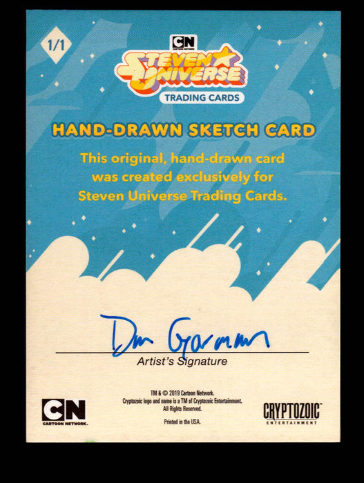 2019 Steven Universe Artist Sketch Card "Jenny Pizza" by Dan Gorman Cryptozoic   - TvMovieCards.com