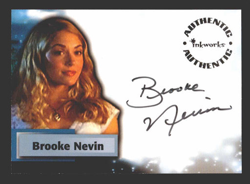 Smallville Season 5 Brooke Nevin as Buffy Sanders A41 Autograph Card   - TvMovieCards.com