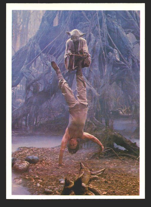 1980 Empire Strikes Back Vintage Photo Cards You Pick Singles #1-30 #27 Luke Skywalker & Yoda  - TvMovieCards.com