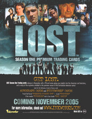 Lost Season 1 Trading Card Dealer Sell Sheet Sale Ad Inkworks 2005   - TvMovieCards.com