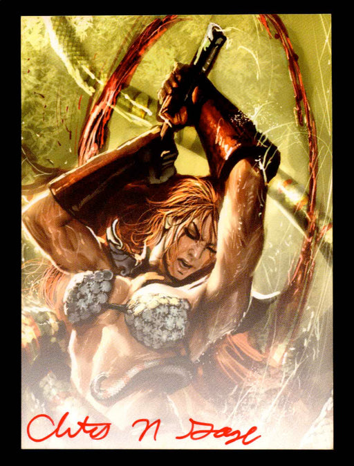 35 Years of Red Sonja Autograph Artist Card Christos Gage Dynamic Forces 2009   - TvMovieCards.com