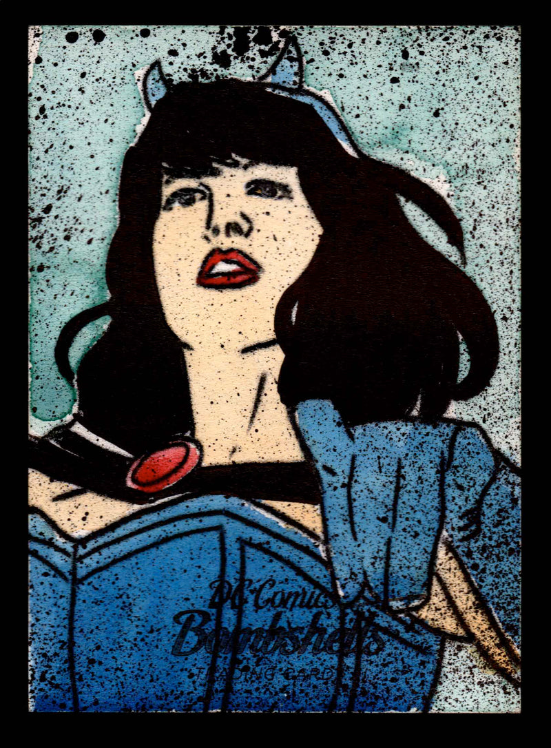 2019 DC Comics Bombshells III Artist Jeffrey Benitez Sketch Card Cryptozoic   - TvMovieCards.com