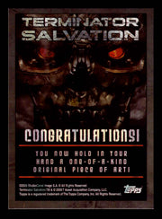 2009 Terminator Salvation Scott Barnett Artist Sketch Card 1/1 Topps   - TvMovieCards.com