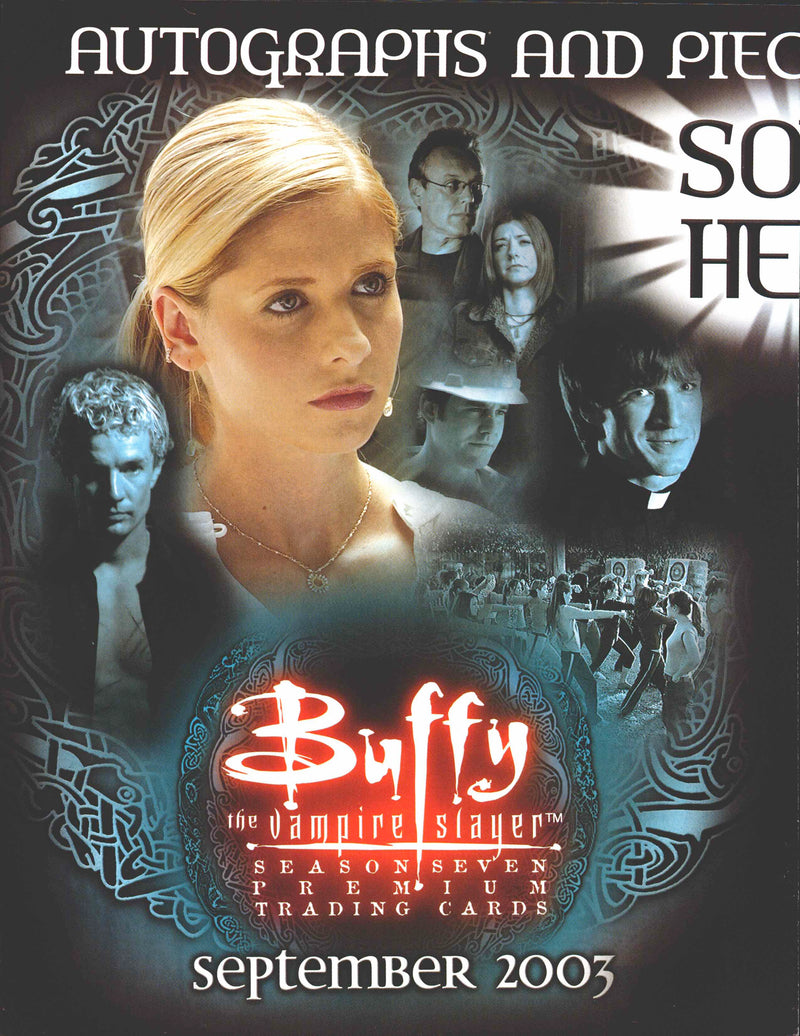 Buffy Season 7 & Angel Season 4 Dealer Sell Sheet Sale Promo Ad Inkworks 2003   - TvMovieCards.com