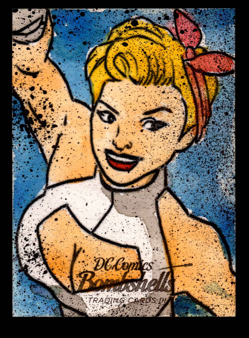 2019 DC Comics Bombshells III Artist Jeffrey Benitez Sketch Card Cryptozoic   - TvMovieCards.com