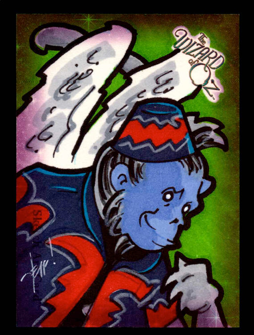 Wizard of Oz Sketch Card by Jeff Chandler Color "Winged Monkey" Breygent 2006   - TvMovieCards.com