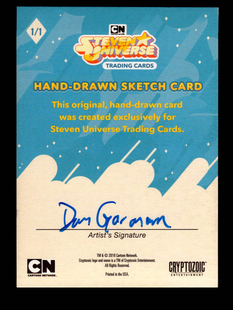 2019 Steven Universe Artist Sketch Card by Dan Gorman Cryptozoic   - TvMovieCards.com