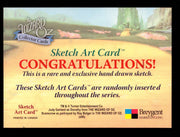 Wizard of Oz Sketch Card by Jeff Chandler Color "Winged Monkey" Breygent 2006   - TvMovieCards.com