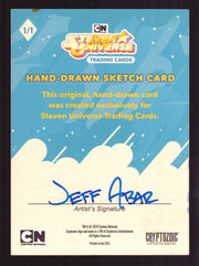 2019 Steven Universe Artist Sketch Trading Card by Jeff Abar Cryptozoic   - TvMovieCards.com