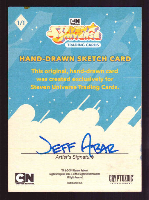 2019 Steven Universe Artist Sketch Trading Card by Jeff Abar Cryptozoic   - TvMovieCards.com