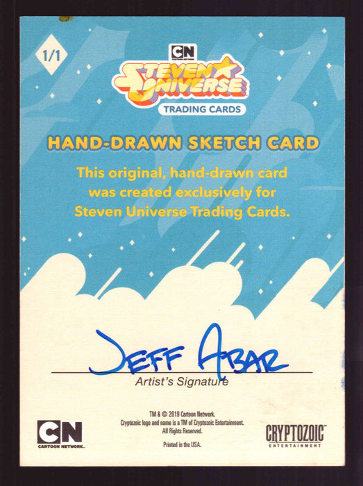 2019 Steven Universe Artist Sketch Trading Card by Jeff Abar Cryptozoic   - TvMovieCards.com