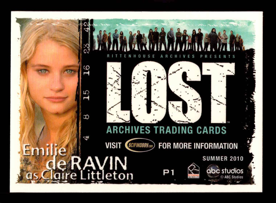 Lost Archives Promo Trading Card P1 Rittenhouse Archives 2010   - TvMovieCards.com
