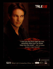 True Blood Archives Quotable Q23 Rewards Chase Card   - TvMovieCards.com