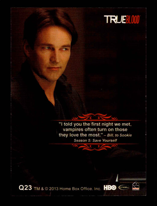 True Blood Archives Quotable Q23 Rewards Chase Card   - TvMovieCards.com