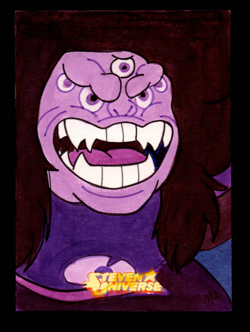 2019 Steven Universe Artist Sketch Card "Sugilite" by Michael Munshaw Cryptozoic   - TvMovieCards.com