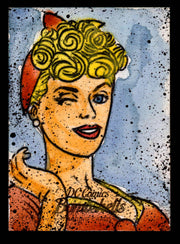 2019 DC Comics Bombshells III Artist Jeffrey Benitez Sketch Card Cryptozoic   - TvMovieCards.com