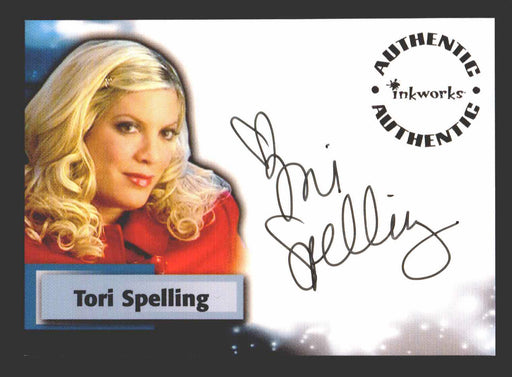 Smallville Season 6 Tori Spelling as Linda Lake A49 Autograph Card   - TvMovieCards.com