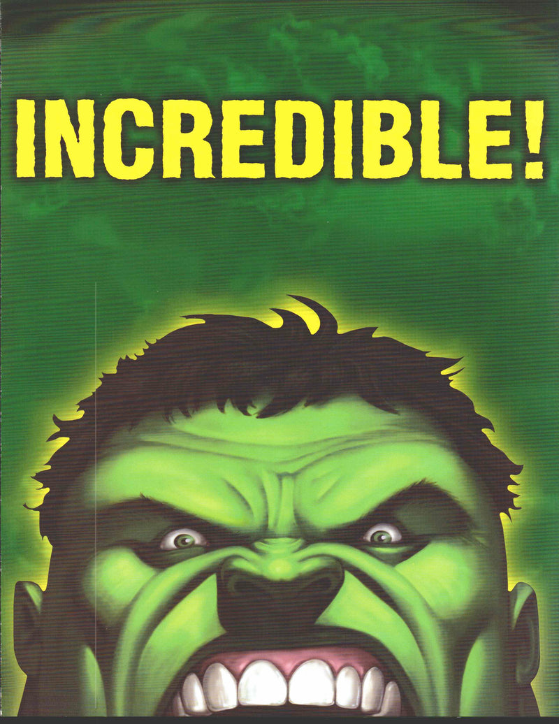 The Incredible Hulk Trading Card Dealer Sell Sheet Sale Ad Topps 2003   - TvMovieCards.com