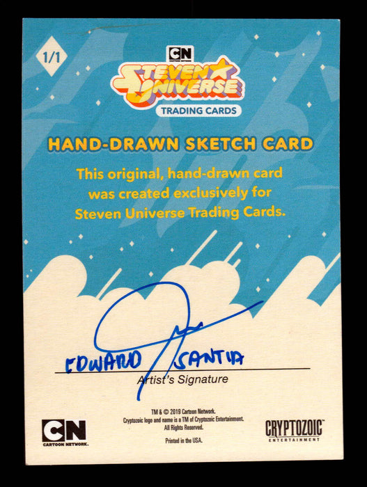 2019 Steven Universe Artist Sketch "Pumpkin" Trading Card by Edward Santia   - TvMovieCards.com