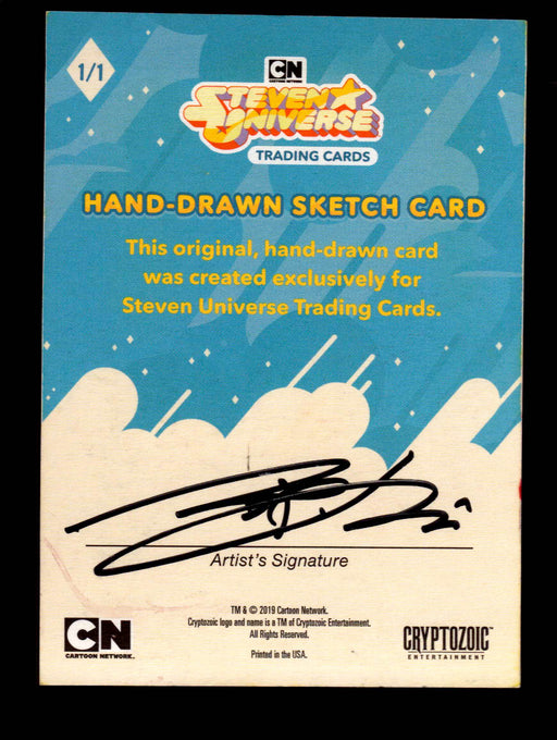 2019 Steven Universe Artist Sketch Card "Steven" by Anthony Sciscioli Cryptozoic   - TvMovieCards.com