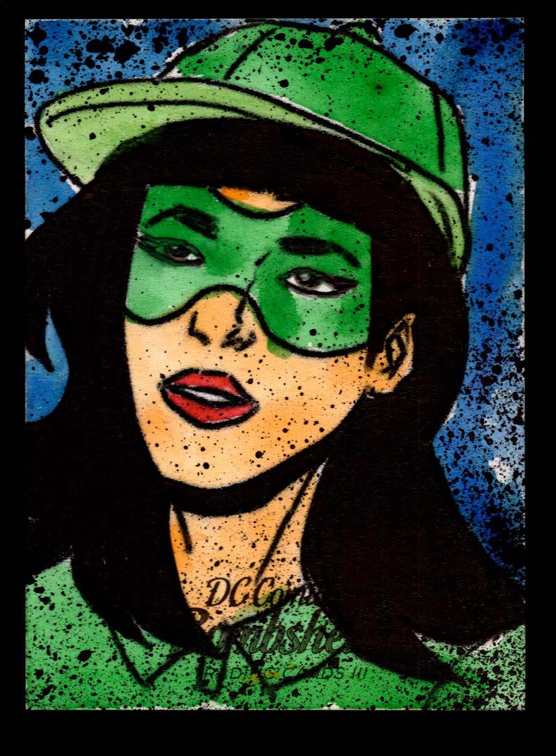 2019 DC Comics Bombshells III Artist Jeffrey Benitez Sketch Card Cryptozoic   - TvMovieCards.com