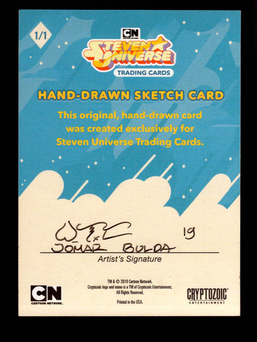 2019 Steven Universe Artist Sketch Card "Nanefua Pizza" by Jomar Bulda   - TvMovieCards.com