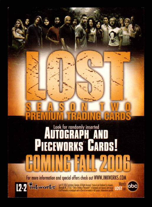 Lost Season 2 Two L2-2 San Diego Comic Con Promo Trading Card Inkworks 2006   - TvMovieCards.com