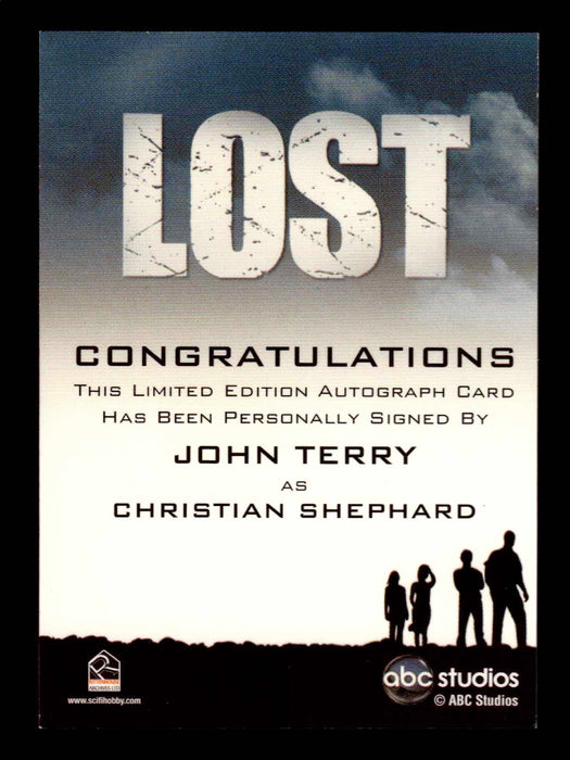 Lost Archives 2010 John Terry as Dr. Christian Shephard Autograph Card   - TvMovieCards.com