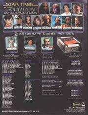Star Trek Movies in Motion Trading Card Dealer Sell Sheet Sale Promo Ad 2008   - TvMovieCards.com