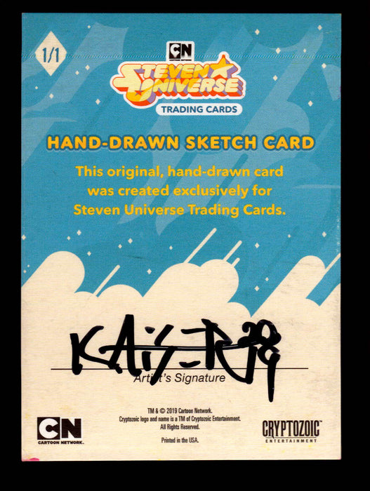 2019 Steven Universe Artist Sketch "Pumpkin" Card by Bryan Kaiser Tillman   - TvMovieCards.com