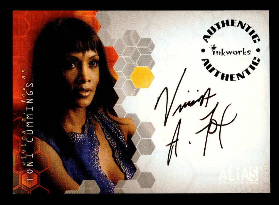 Alias Season 3 A24 Vivica A. Fox as Toni Cummings Autograph Trading Card   - TvMovieCards.com