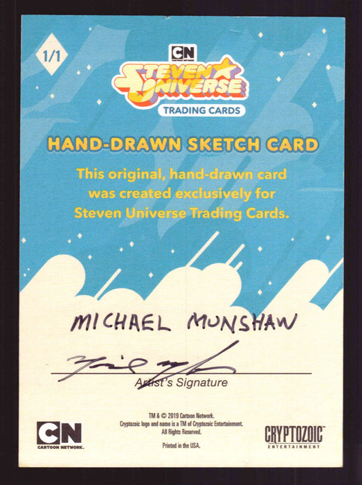 2019 Steven Universe Artist Sketch Trading Card by Michael Munshaw Cryptozoic   - TvMovieCards.com