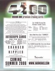 The 4400 Season One 1 Trading Card Dealer Sell Sheet Promotional Sale 2006   - TvMovieCards.com