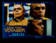 Star Trek Voyager Heroes & Villains Gold Base Parallel Card (1-99) U Pick Single #96  - TvMovieCards.com