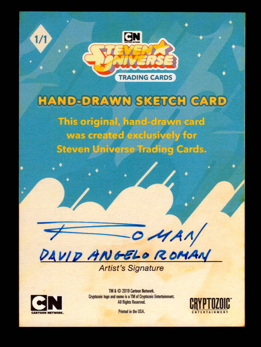 2019 Steven Universe Artist Sketch "Amethyst" Card by David Angelo Roman   - TvMovieCards.com