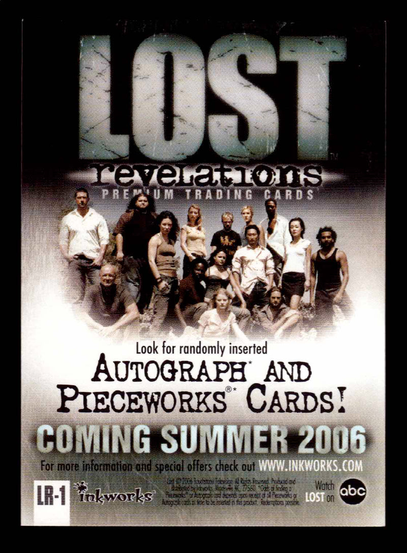 Lost Revelations LR-1 Promo Trading Card Inkworks 2006   - TvMovieCards.com