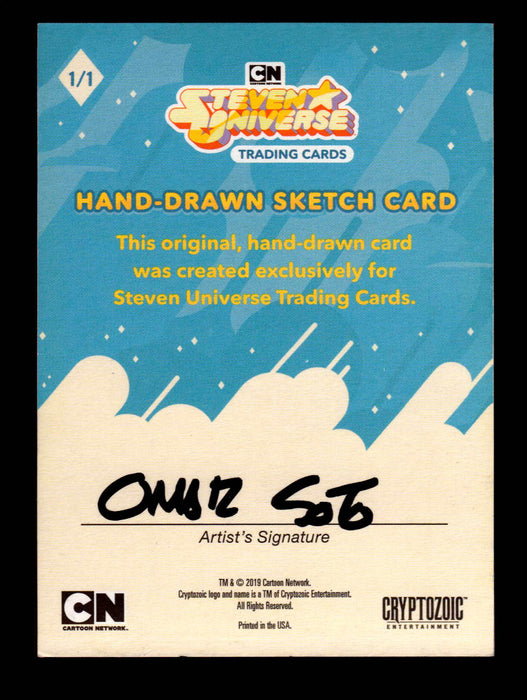 2019 Steven Universe Artist Sketch Card "Amethyst Bird" by Omar Soto Cryptozoic   - TvMovieCards.com