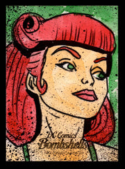 2019 DC Comics Bombshells III Artist Jeffrey Benitez Sketch Card Cryptozoic   - TvMovieCards.com