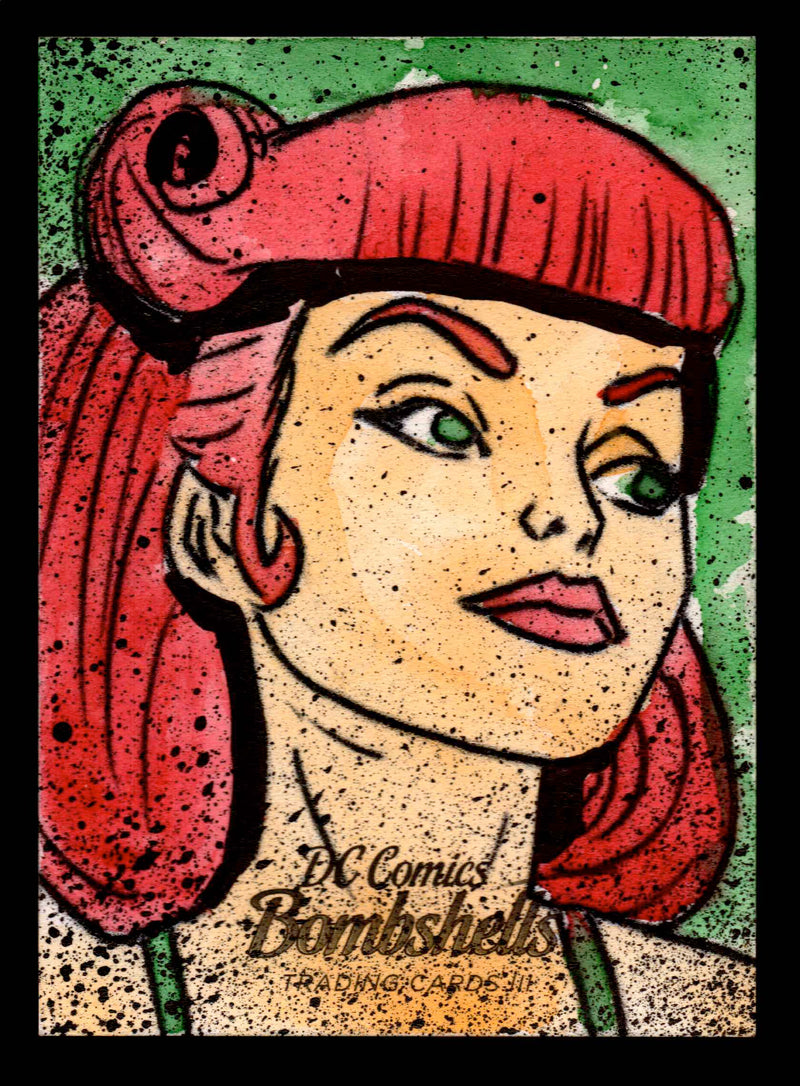 2019 DC Comics Bombshells III Artist Jeffrey Benitez Sketch Card Cryptozoic   - TvMovieCards.com